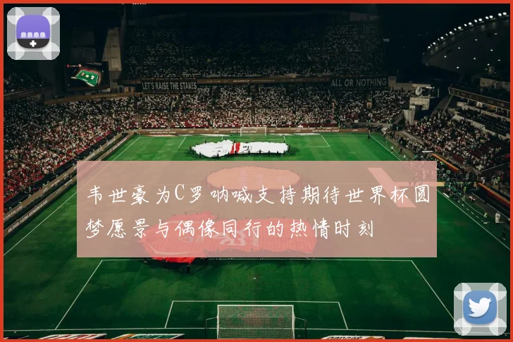 韦世豪为C罗呐喊支持期待世界杯圆梦愿景与偶像同行的热情时刻